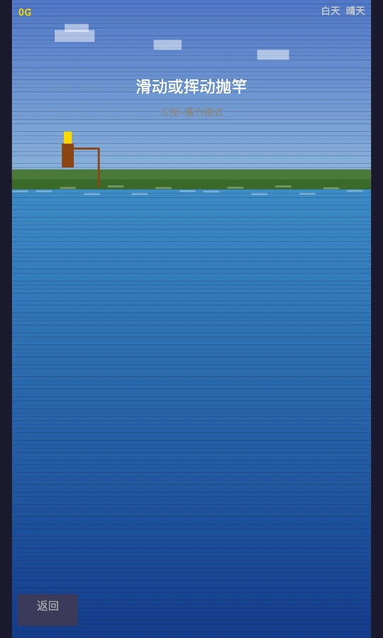 Pixel fishing: gameplay at the village pond